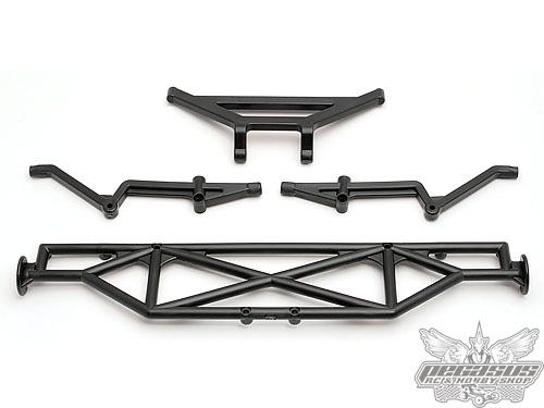 Team Associated SC10 Rear Bumper and Brace