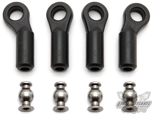 Team Associated RC8B3 Rod Ends, 4mm