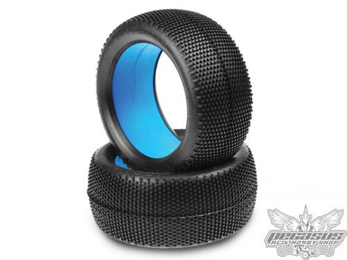 JConcepts Hybrids - green compound - Elevated, yellow wheel - premounted