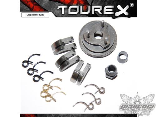Tourex 3-pin aluminum clutch set