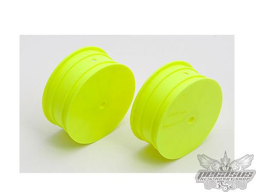 Team Associated 4WD Front 10mm Hex Wheel, Yellow