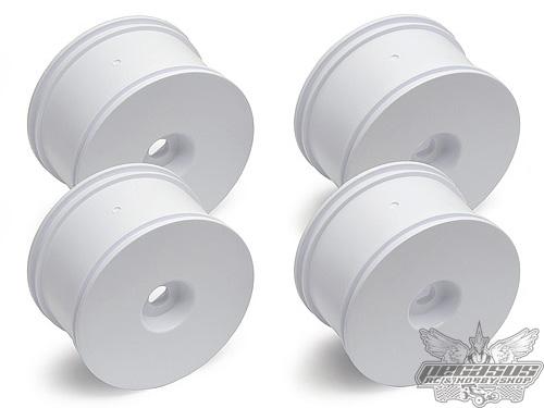 Team Associated LPR Truggy Wheels, white