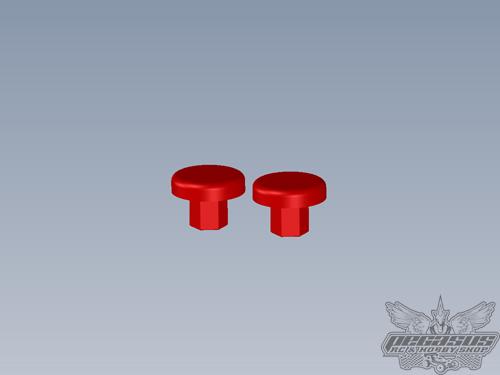 Intech Swiss 7075 T6 Wing Holder x2 (Red)