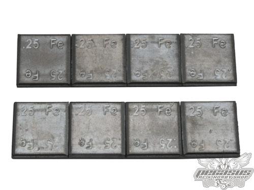 Team Associated Chassis Weights, 1/4 oz