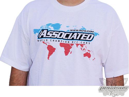 Team Associated AE International T-Shirt White, Large
