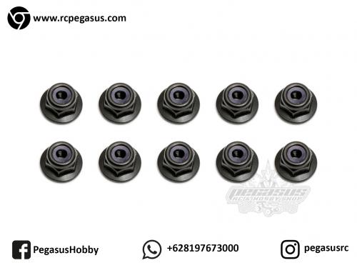 Team Associated Locknut W/Flange M3 (10pcs)