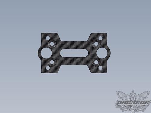 Intech Racing Graphite Center Diff Support Plate 1