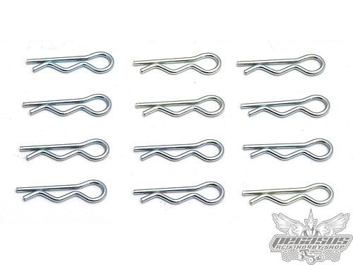 Team Associated Small Body Clips (12pcs)