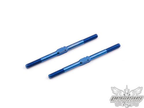 Team Associated FT Blue Titanium Turnbuckles, 2.00
