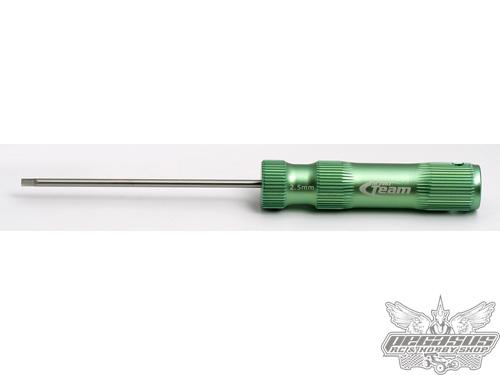 FT 2.5mm Hex Driver, Green Handle