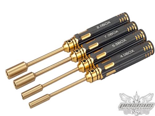 PHS Racing Team Top-grade Titanium Alloy Nut Driver (4.0/5.0/5.5/7.0/8.0mm)