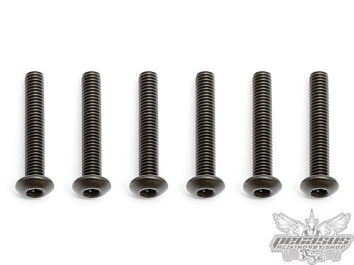 Team Associated M3 x 18mm BHSC (6pcs)