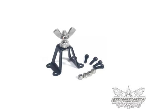 RGT RC Spare tyre mount & extra tyre set