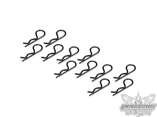 JConcepts body clips - black - medium size