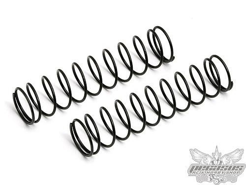 Team Associated Front Shock Spring, Black, 2.765 lb (2)