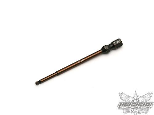 Team Associated 1/4 inch Ball Driver Bit, 2.5mm