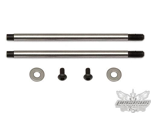 Team Associated FT 3x35 mm Shock Shafts (V2), chrome