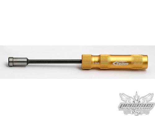 Team Associated FT 8mm Nut Driver, gold handle