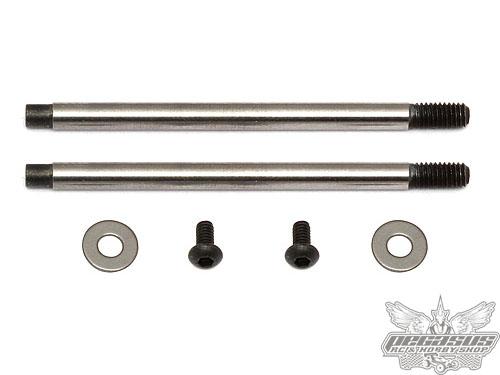Team Associated FT 3x27.5 mm Shock Shafts (V2), Chrome