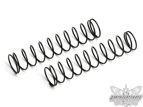 Team Associated Rear Shock Spring, Black, 1.74 LB (2)