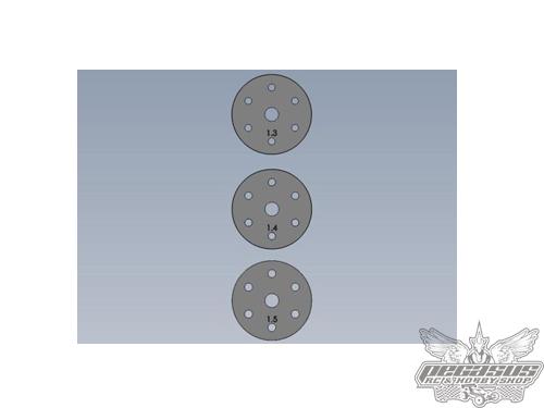 Intech Racing Shock Piston (1.3mm 1.4mm 1.5mm) x 3