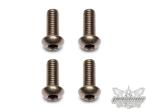 Team Associated FT Ti Screws, M3x8 mm BHCS