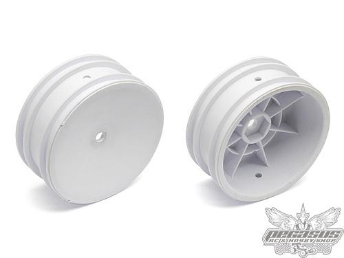 Team Associated Buggy Front Wheel, Hex, White