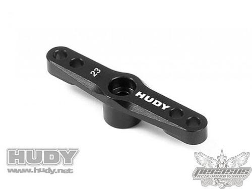 Hudy Alu Throttle Servo Horn - KO,JR,Sanwa,Airtronic - 23T