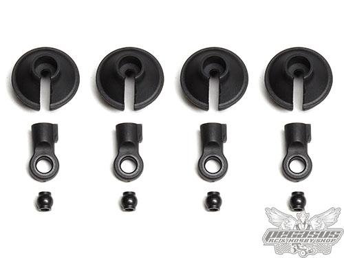 Team Associated RC8B3 Shock Rod Ends & Spring Cups