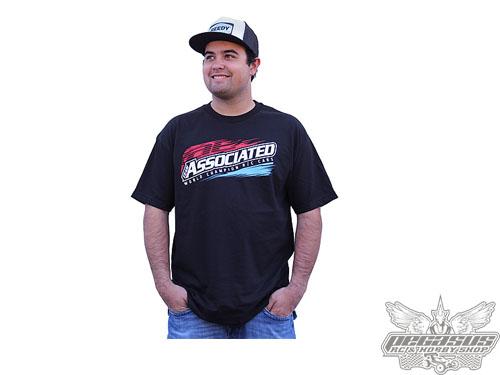 Team Associated AE 2013 Worlds T-Shirt, Black, Large