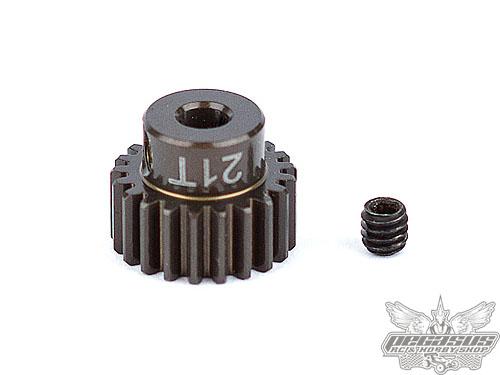 Team Associated FT Aluminum Pinion Gear, 21T 48P