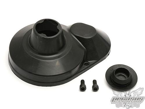 Team Associated Molded Gear Cover, Black
