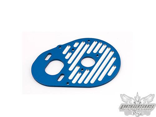 Team Associated FT Milled Motor Plate, Blue