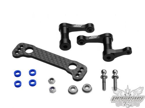 JConcepts - B44.2 aluminum steering bellcrank assembly - Black