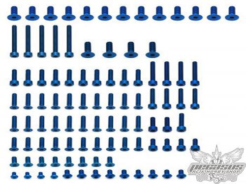 RC8.2 FT Blue Aluminum Screw Set