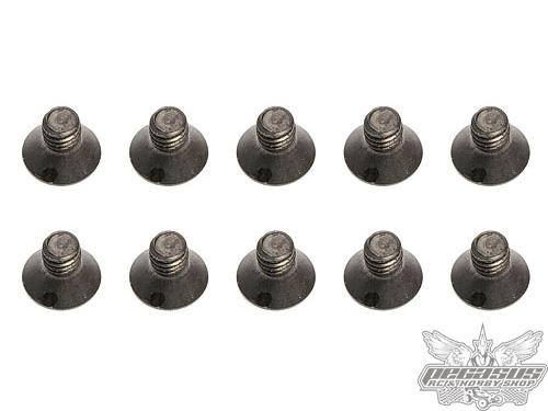 Team Associated 4x6mm FHC Screws (10pcs)