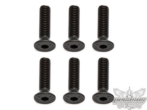 Team Associated Screws, 4x16 mm FHCS