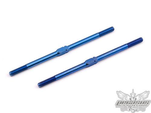 Team Associated FT Blue Titanium Turnbuckle, 2.65 Inchi/67mm