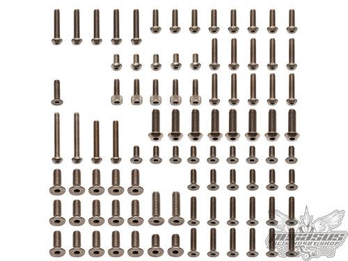 Team Associated RC8B3 Upper Titanium Screw Set