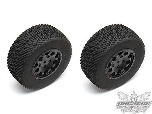 Team Associated SC10 SC10 Hex Wheel/Race Tire (2)