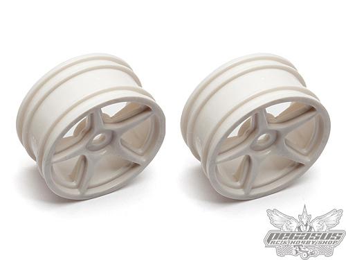 Team Associated 5-Spoke Wheel, White (2)