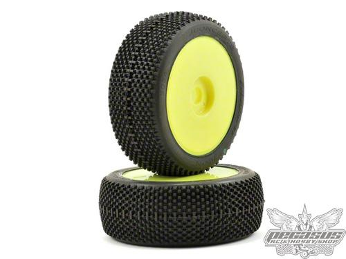 JConcepts Subcultures - Green Compound - Yellow Wheel - (Pre-Mounted)