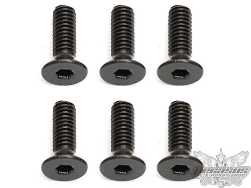 Team Associated Screws, 2.5 x 8mm FHCS