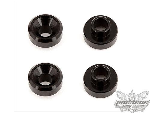 Team Associated Servo Washers, aluminum, black