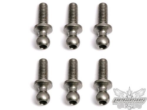 Team Associated FT Ballstud, Long, 8mm (6)