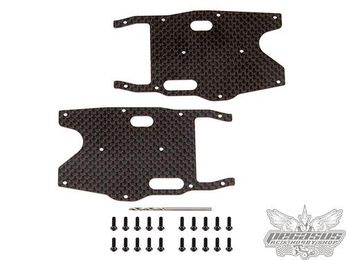 Team Associated RC8B3.1 FT Graphite Arm Stiffeners, rear