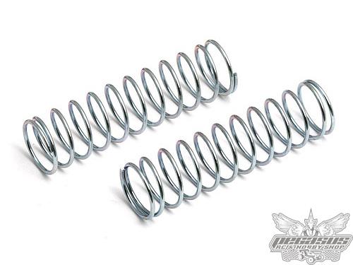 Team Associated Front Shock Spring, Silver, 3.225 LB (2)