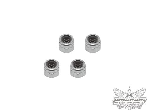 09164N Nylon Locknut M4 4pcs