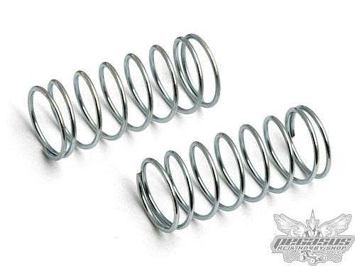 Team Associated Front Spring/Macro Spring, Silver, 3.85 lb (2pcs)
