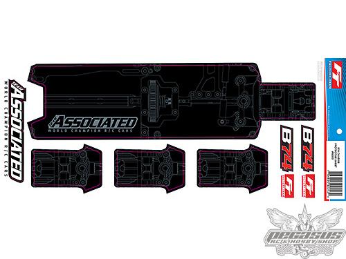 Team Associated RC10B74 FT Chassis Protective Sheet